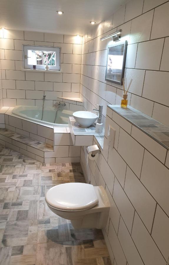 Saechsische-Schweiz-Ferienhaus-Wohnung-1-Mit-Elbblick-Sauna-Und-Kamin 柯尼希施泰因易北 外观 照片
