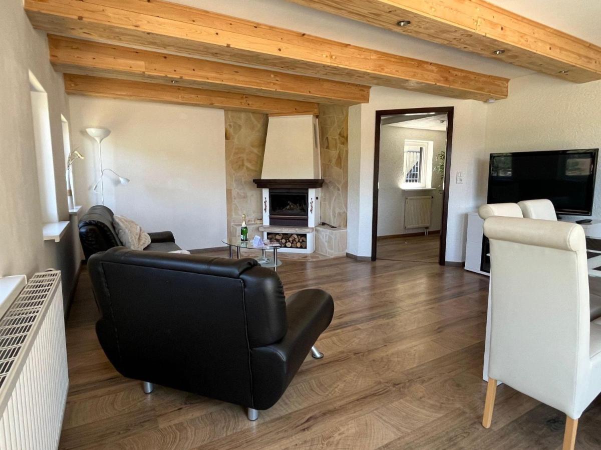 Saechsische-Schweiz-Ferienhaus-Wohnung-1-Mit-Elbblick-Sauna-Und-Kamin 柯尼希施泰因易北 外观 照片