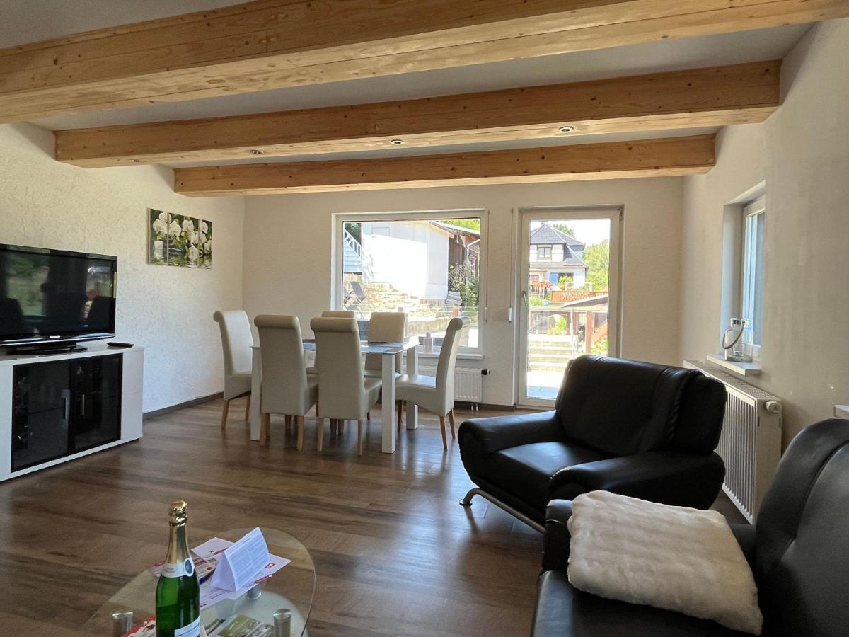 Saechsische-Schweiz-Ferienhaus-Wohnung-1-Mit-Elbblick-Sauna-Und-Kamin 柯尼希施泰因易北 外观 照片